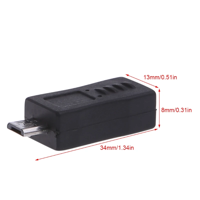 1 шт. Micro USB Мужской к Mini USB разъем адаптер для Android телефона MP3