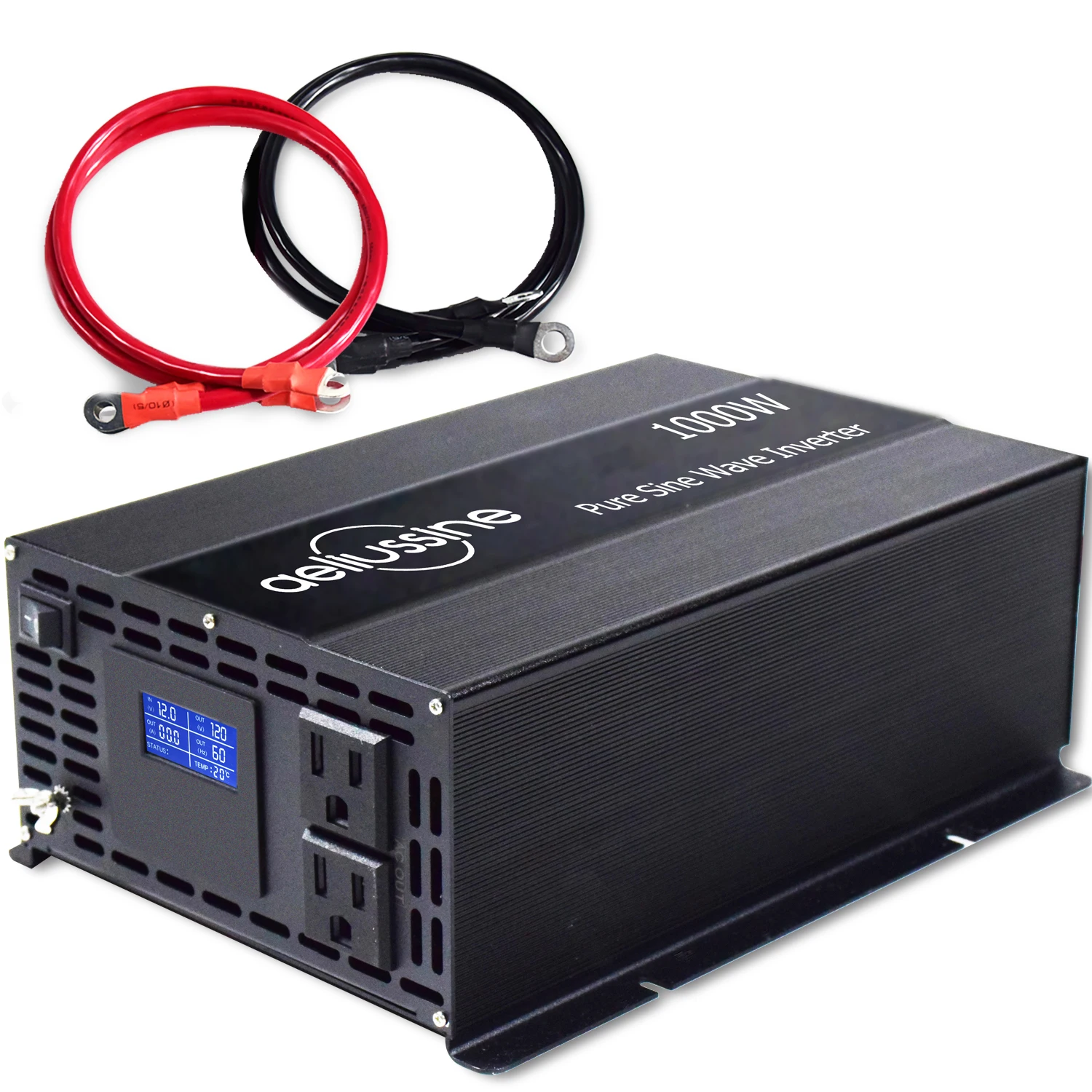 1000W Pure Sine Wave Inverter 12V/24V/36V/48V DC to 120V/220V/240V AC Voltage Converter Solar Panel Power Inverter Transformer
