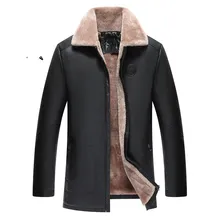 Весенняя и Осенняя мужская куртка из искусственной кожи, новая бархатная утолщенная Повседневная Свободная мотоциклетная мужская куртка