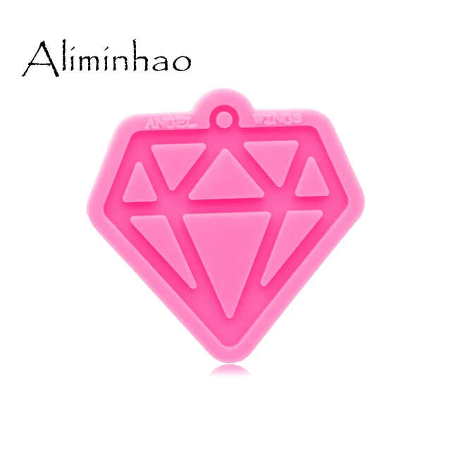 Dy0698 Szuper Fényes Gyanta Gyémánt Penész Epoxi Kézműves Kulcstartó Szilikon Formák Polimer Agyag Diy Ékszerek Készítése - Image 4