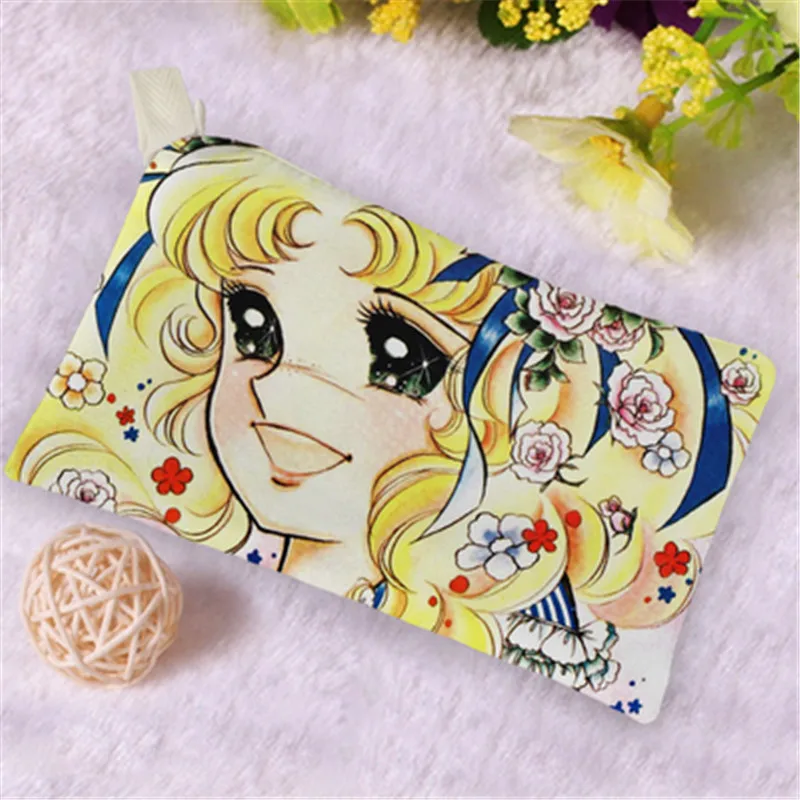 Female Purse Mini Wallet Canvas Candy Cartoon Womens Money-Bag Small-Pouch Girls Childrens