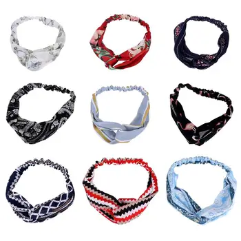 

10pcs Elastic Soft Durable Simple Bohemia Headbands for Woman