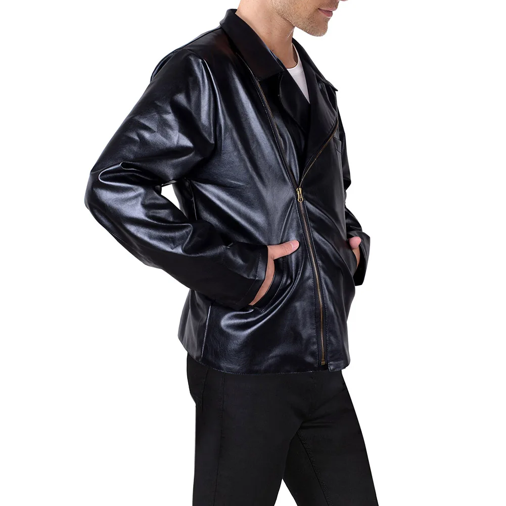 Greaser cosplay Costume 50s рокабилли розовая Дамская/Т-куртка с изображением птиц для взрослых женщин и мужчин на Хэллоуин нарядное платье
