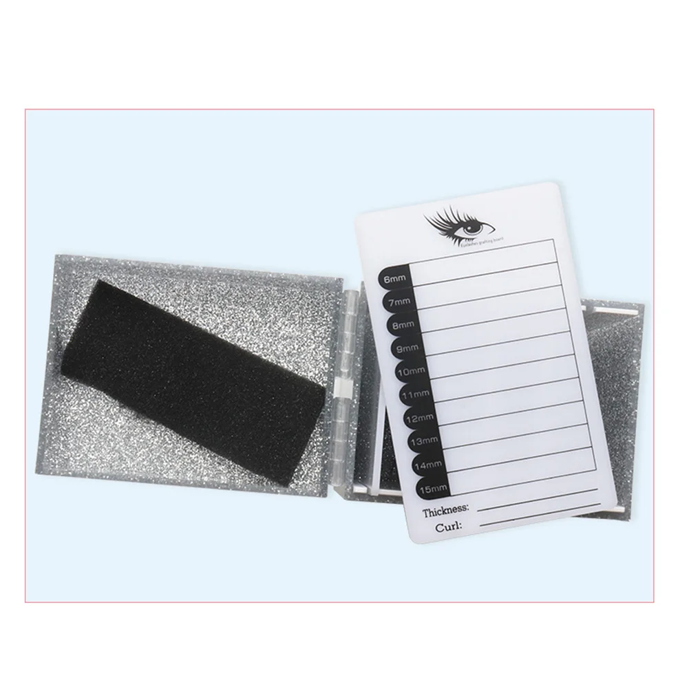Container Large 5 Layers Durable Clamshell Storage Box Individual Pallet Organizer Acrylic Sliding Door False Eyelashes Holder