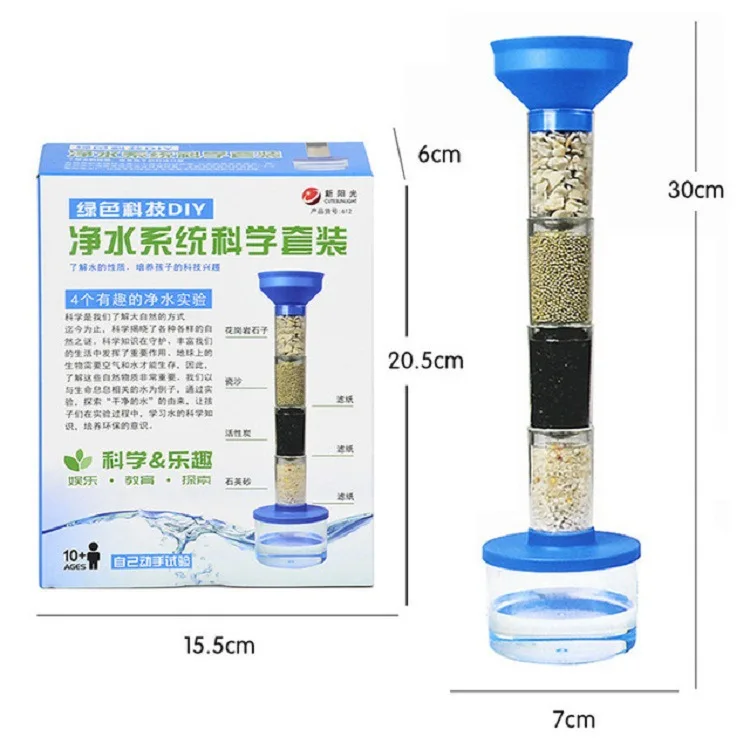 

Science And Technology Small Production DIY Water Purifying System Science Experiment Popularization of Science Small Handmade I