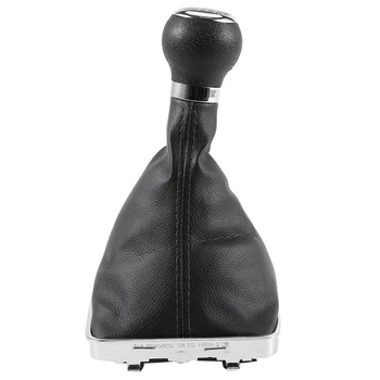 

Car 6-Speed Shift Button Dust Cover Shift Lever Kit For Volkswagen Passat B6 2006-2012