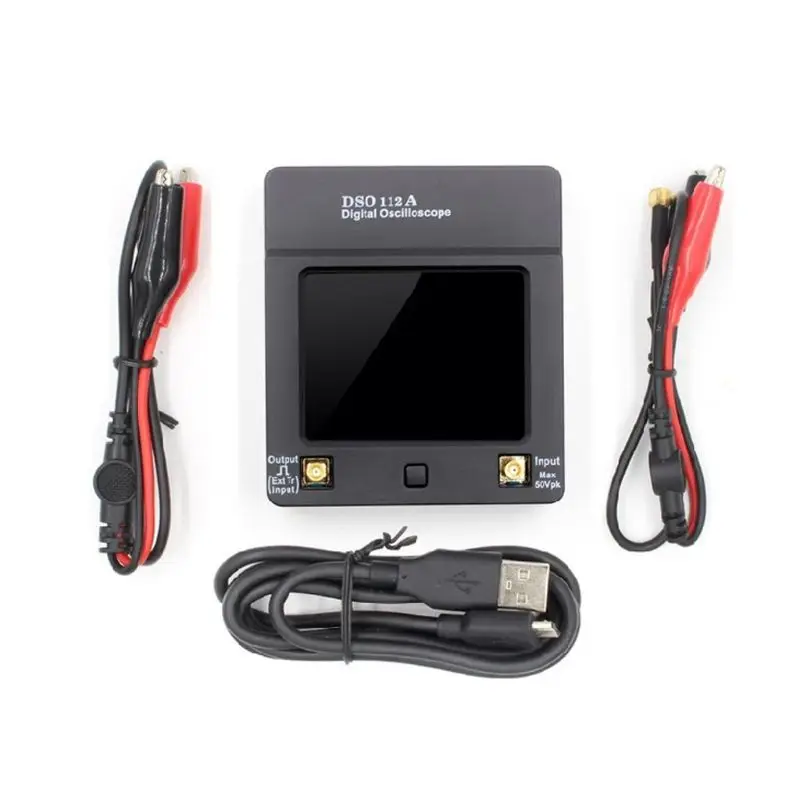 DSO 112A Мини цифровой осциллограф сенсорный экран TFT Портативный Карманный USB интерфейс 2 МГц полоса пропускания 5Msps частота дискретизации K4UA