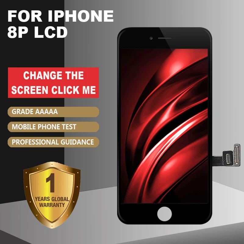 

AAA++ LCD Touch Screen For iPhone 8 Plus Digitizer Assembly LCD Display No Dead Pixel Pantalla + Gift