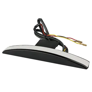 

Motorcycle Black 12v LED Fender Tip Rear Brake Tail Light For Harley Breakout FXSB 2013-2017