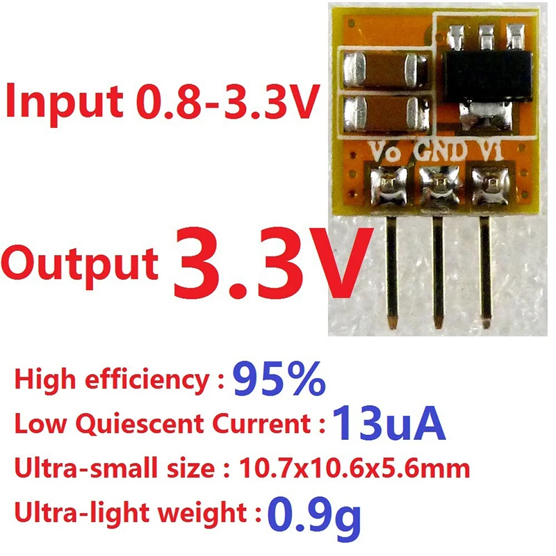 

Frequency Power 0.7-5V To 3V 3V3 5V DC DC Boost Converter Voltage Regulator Step- Converter DD0405MA Power Supply Module