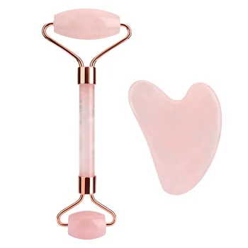 

Face Lift Massager Crystal Roller Facial Massage Relaxation Jade Roller Stone Natural Rose Quartz Beauty Skin Tool Girl Gift