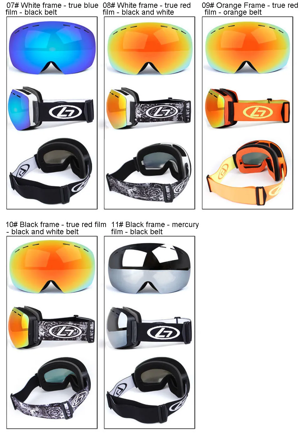 Lunettes De Ski OTG - Ajustement Parfait Par-dessus Des Lunettes De Vue