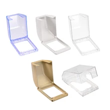 Uxcell 1/2 шт защита от атмосферных воздействий для внутреннего использования s 98x125x75 мм синий/прозрачный/белый/золотистый