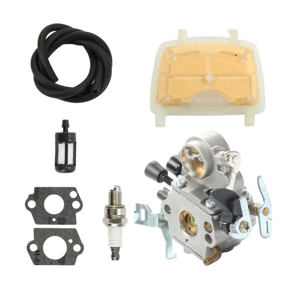 

Carburetor Tune Up Kit Repair For Stihl MS171/MS181/MS211 ZAMA C1Q-S269 Chainsaw Gaskets Fuel Air filter line Spark plug kit