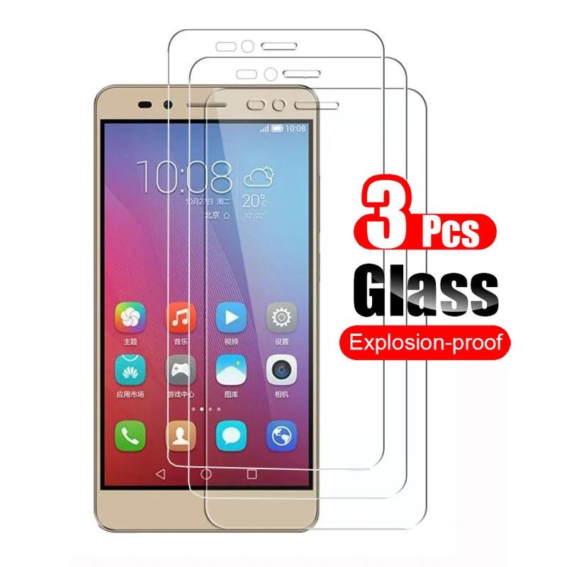 3 шт. закаленное стекло для Huawei Honor 5X Защита экрана GW5 X5 Защитная пленка телефона 9H
