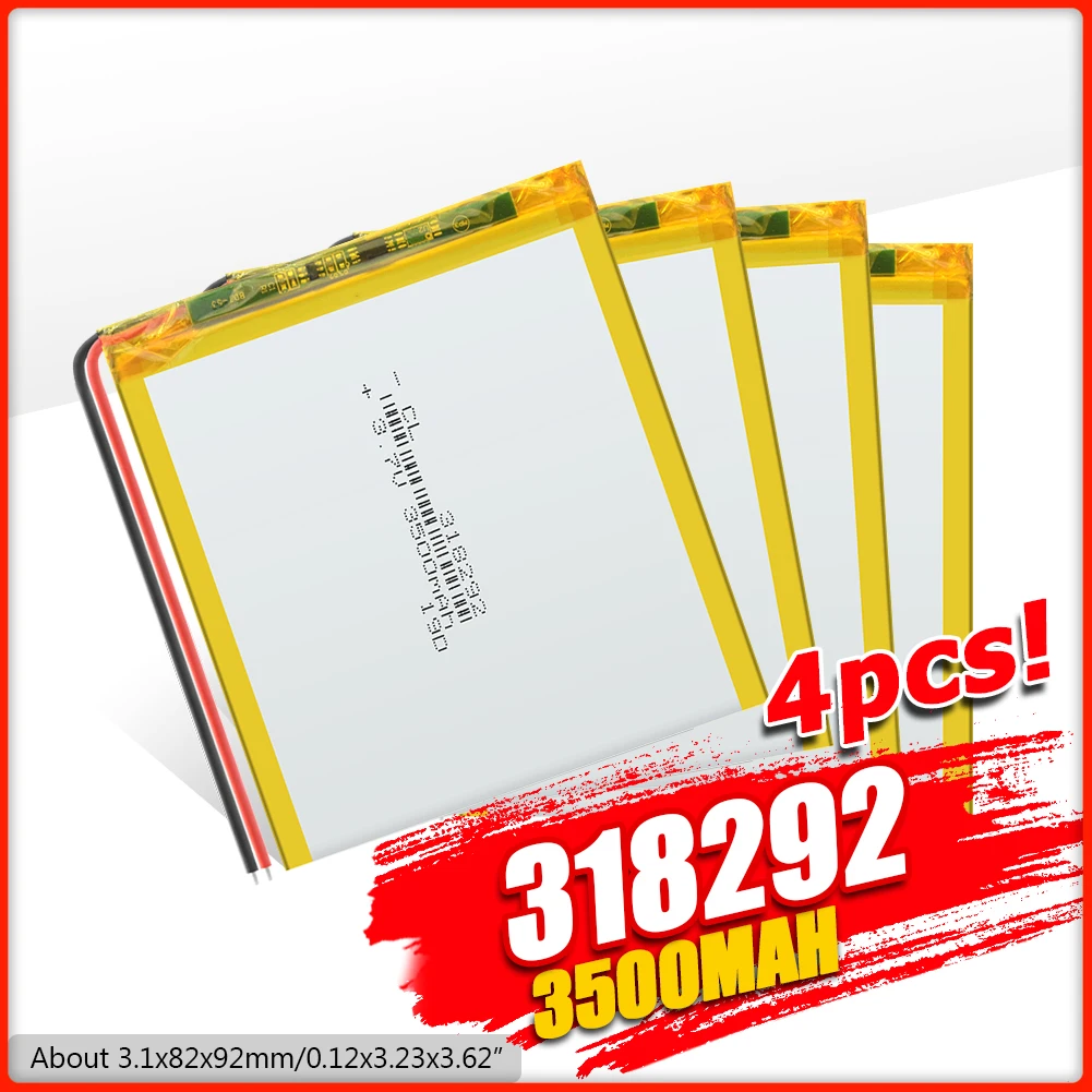 3 7 V 4000mAh 3565152 батарея полимерный литий ионный/литий ионный аккумулятор для GPS MP3 MP4