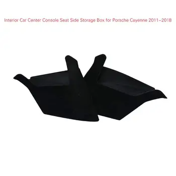

2pcs Car Interior Center Console Armrest Storage Container Pocket Automoble Organizer Holder Box For Porsche Cayenne 2011-2017