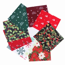 25 см x 25 см/15 см x 15 см, рождественское шитье, пэчворк, цветочный принт, хлопковая ткань, смешанный стиль, ручная работа, сделай сам, материал одежды