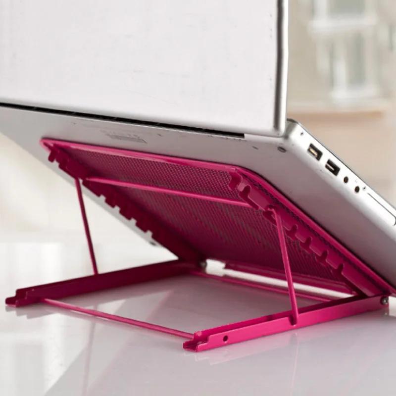  Portable Ultra Thin for Macbook Holder Stand Foldable Laptop Notebook PC Table Hold Stand for iPad 