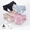 3Pcs Leak Proof Cotton Period Panties Women Waterproof Menstrual Underwear Ladies Sexy Physiological Briefs Bragas Menstruales ► Photo 2/6