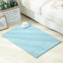 Домашний входной коврик для ванной комнаты, коврик для ванной комнаты из синели, влагопоглощающий коврик для ванной комнаты