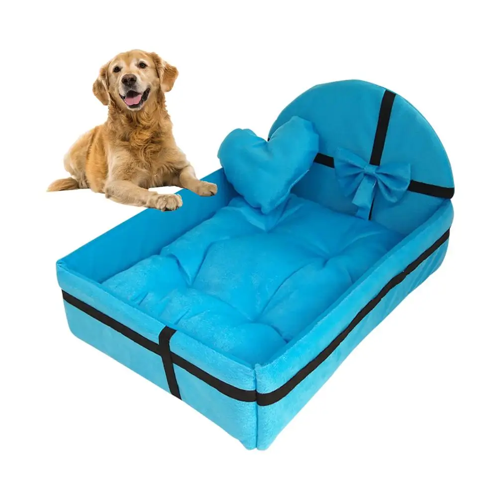 Buy Moistureproof Pet Bed Removable Mattress Dog House Nest With Mat