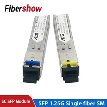 SFP Modul SC stecker 1,25G SC BiDi 1310nm/1550nm WDM schalter SFP Transceiver modul mit Schalter mit DDM funktion