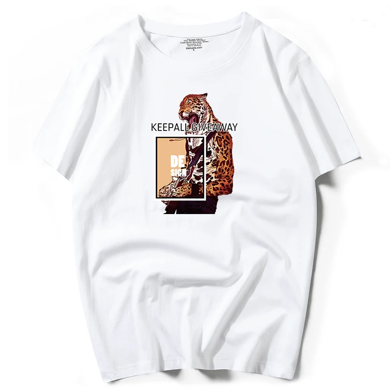 

2020 New Summer Leisure time T Shirt Mens t shirts Funny Print Tshirt Men Hip Hop 100% Cotton Streetwear Shirt men Tee Shirts 41