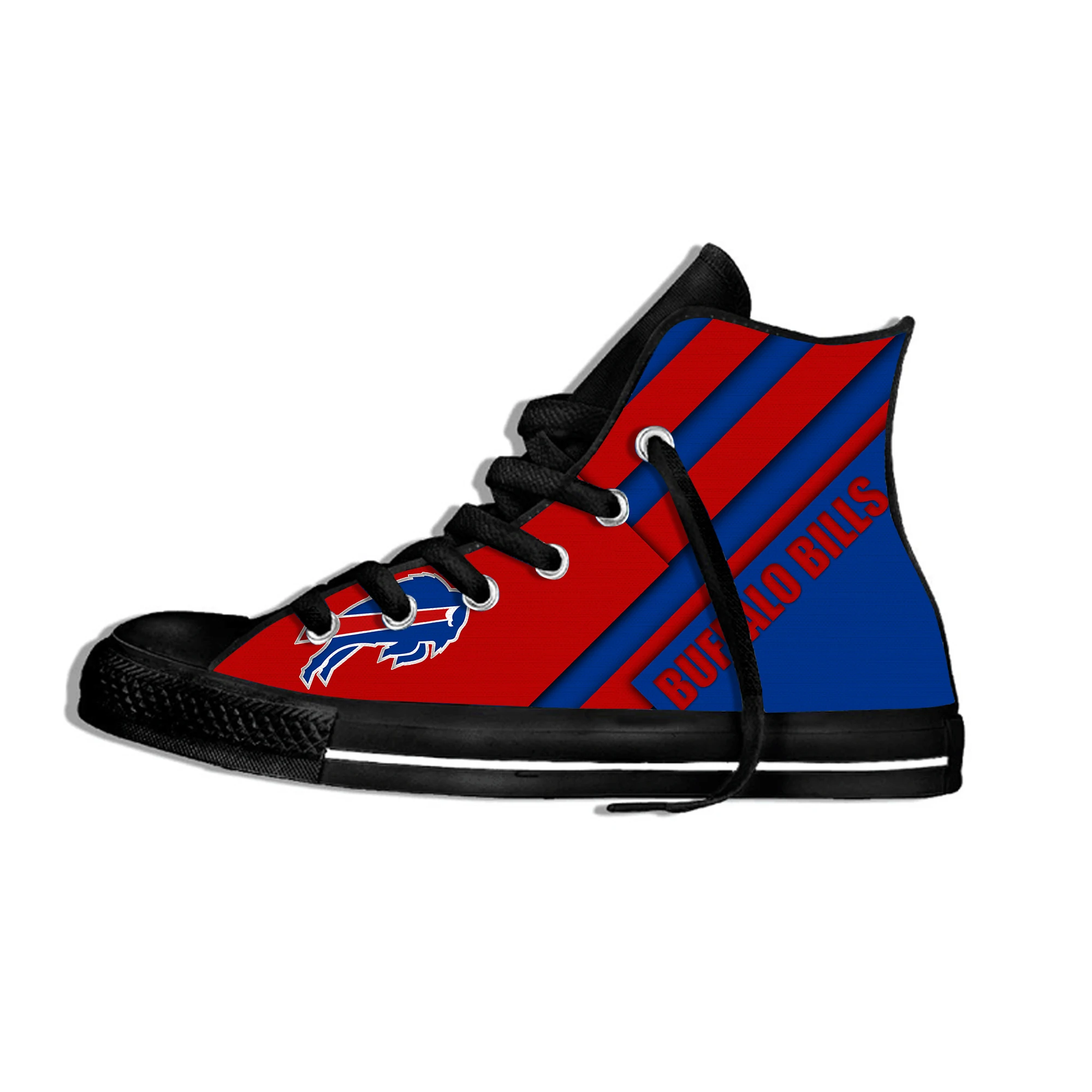 

Bills Lightweight High Top Leisure Shoes Men/Women Buffalo Football TEAM Fans Casual Shoes Flat Canvas Breathable Sneakers