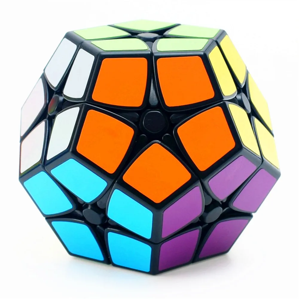 ShengShou 2x2x2 Megaminx Кубик Рубика для профессионалов Черный Белый 2x2 ультра-гладкая головоломка на скорость кубический интеллект детские игрушки подарок