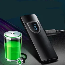 USB Lighter Plug In Car Cigarette Lighter Sensor Touch Screen Electronic Tungsten Cigarette Lighter Flameless Rechargeable USB Lighter Plug In Car Cigarette Lighter Sensor Touch Screen Electronic Tungsten Cigarette Lighter Flameless Rechargeable