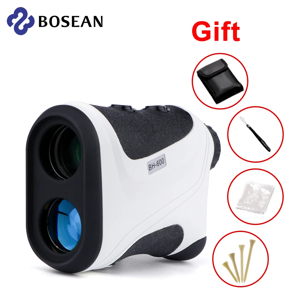 Laser Rangefinder Golf Flag-Lock Pin-Seeker Distance Meter Range finder for Hunting Continuous Scan, 5 Modes with Free Battery