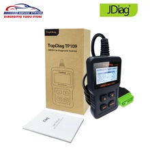 JDIag TP109 OBD2 сканер автомобиля двигателя код ошибки считыватель может диагностический инструмент сканирования подходит Совместимо EOBD транспортных средств