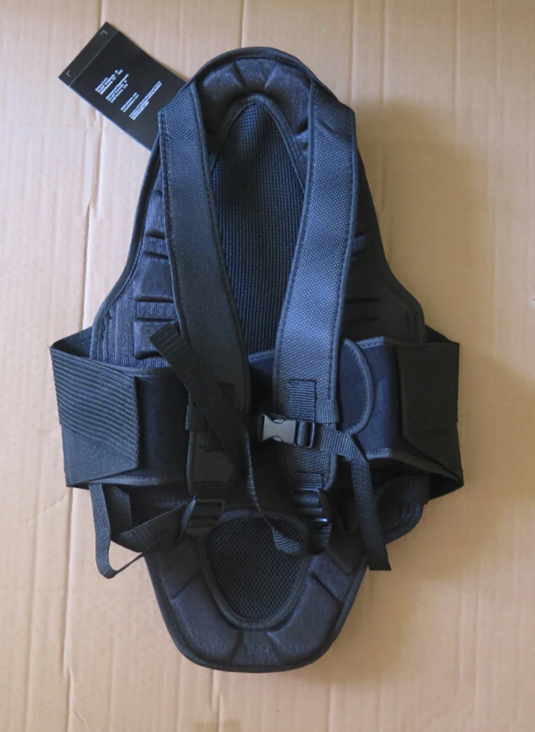 

PE Hard Shell Cycling Motorcycle Motocross Back Protector Body Spine Armor Ergonomics Design Drop Resistant