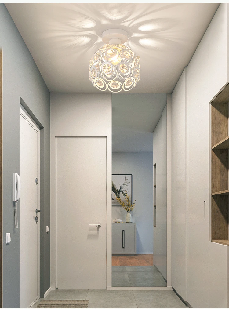 lustre de led para sala de iluminação interior para preto luzes para corredor