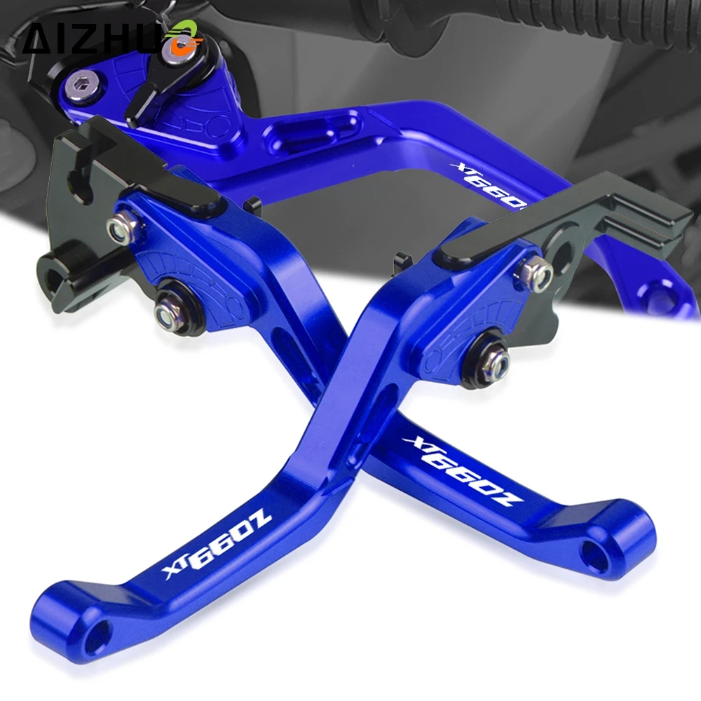 

Motorcycle Brake Clutch Levers FOR YAMAHA XT 660 Z XT660Z TENERE 2008-2016 2015 2014 Short Handbrake Adjustable XT 660Z LOGO