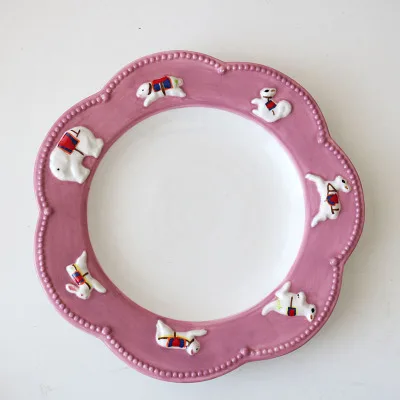 Purple Red Plate