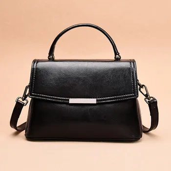 

Women's Famous brand design bag 2020 New Genuine Leather Fashion Commuter Bag Shoulder Messenger Bag female totes bag handbag