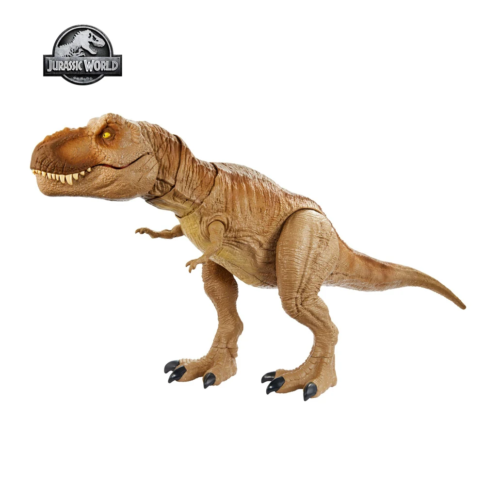 

Jurassic World Cretaceous Camp Tyrannosaurus Rex Has Primal Attack Feature and Sound Dinosaur Toy Kids Toy Christmas Gift GJT60