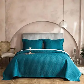 

Blue Yellow Gray White 1000TC Premium Egyptian Cotton Quilting Bedspread Coverlet Bed Cover Set Blanket Bed sheet Pillowcases