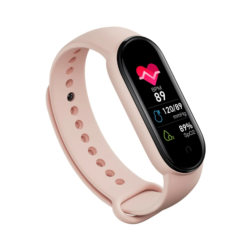 M6 Bluetooth-compatible Smart Bracelet AMOLED Screen M6 Smartband Heart Rate Fitness Tracker IP67 Waterproof Sport Smart Band 