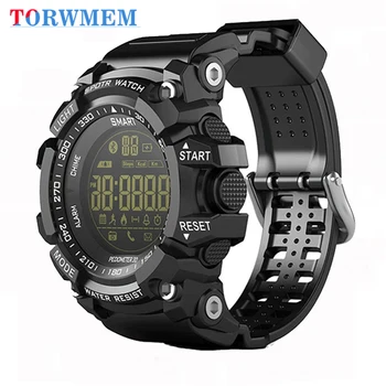 

Bluetooth Clock EX16 Smart Watch Men Notification Remote Control Pedometer Sport Watch IP67 Waterproof Men's Wristwatch