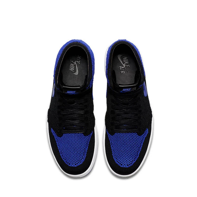 Оригинальные кроссовки для баскетбола Air Jordan 1 Flyknit AJ1, оригинальные мужские дышащие спортивные кроссовки, Новое поступление#919704