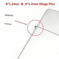 10pcs/Lot 8*1.2mm & 9*1.2mm Universal Replacement Stainless Steel Hinge Pins For Zippo Kerosene Petrol Lighter Repair Accessory 1