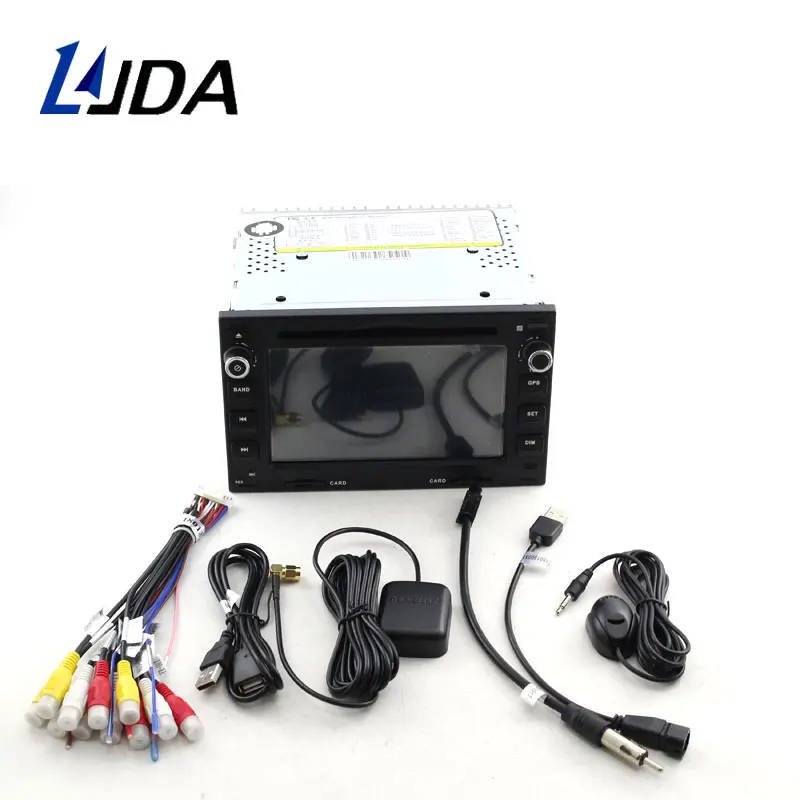 Best LJDA Android 9.0 Car DVD Player For VW Volkswagen GOLF POLO TRANSPORTER Passat b5 Multimedia Stereo 2 Din Car Radio DSP 4G+64G 4