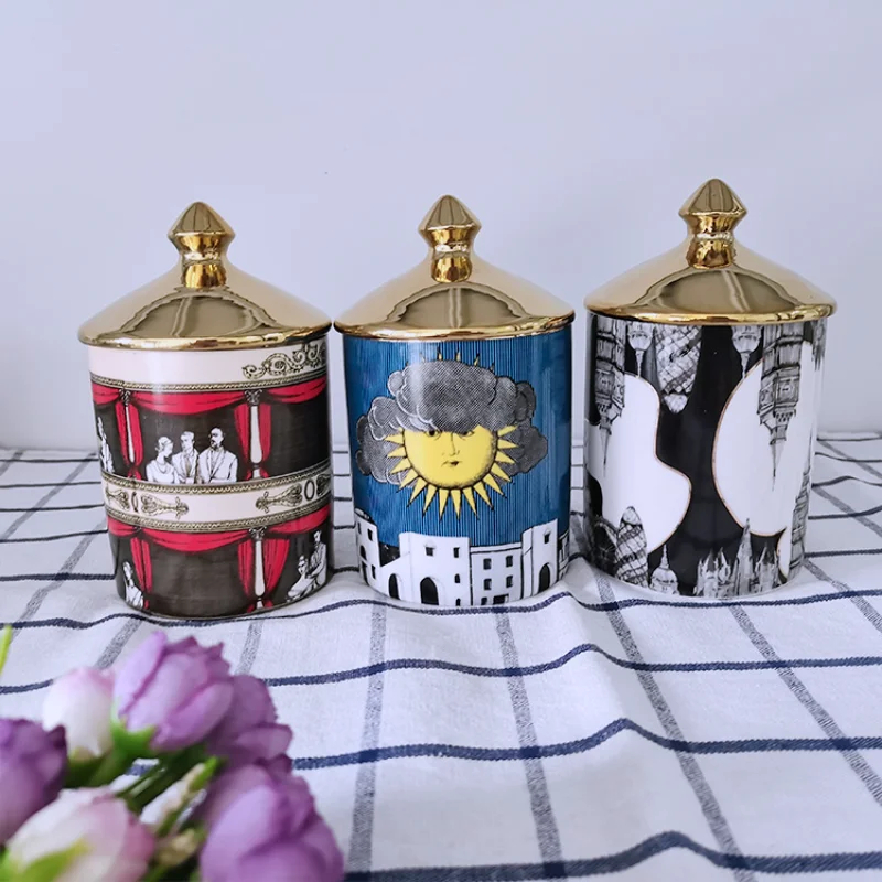 Lady Face Candle Holders Home Decoration Handmade Ceramic Jar Flower Arranging Pots Jewelry Box Retro Human Cup Candelabra | Дом и сад
