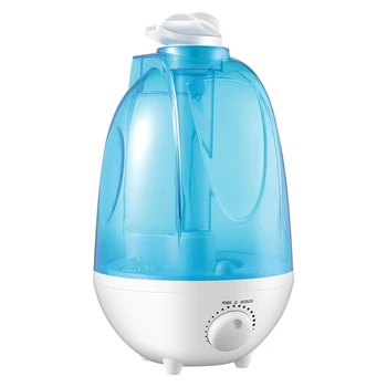 

4L Large Capacity Air Humidifier Mini Ultrasonic Humidifier Aroma Diffuser Mist Maker Air Purifier Humidifier 7 Color LED Light