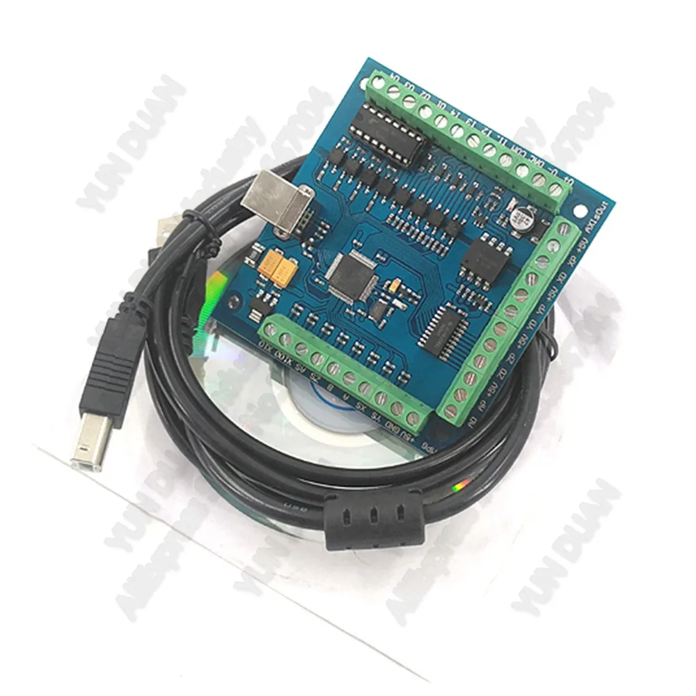 4 осевой USB контроллер движения с ЧПУ Mach3 Драйвер шагового двигателя