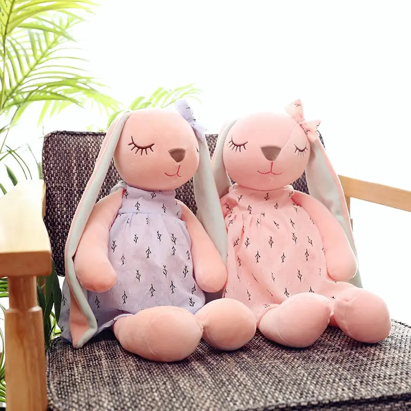 Детские игрушки, милый мультяшный кролик, плюшевая игрушка, мягкие милые животные, игрушки, рождественский подарок для детей, Новинка