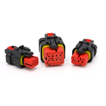 

Car waterproof Connector AMP/TE 2 Pin Auto sensor plug 2P/3P/8P/12P camshaft sensor connector for excavator Carter